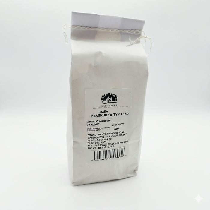 mąka z płaskurki, mąka ekologiczna, wartości odżywcze, zdrowa mąka, mąka do chleba, mąka do pizzy, mąka rzemieślnicza, płaskurka właściwości, bez chemii, naturalna mąka