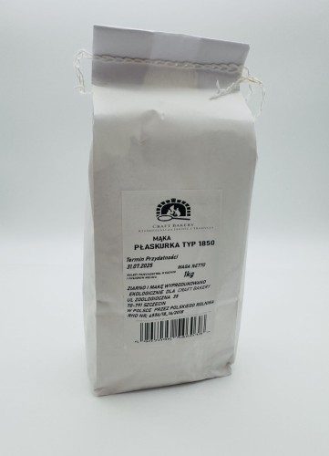 mąka z płaskurki, mąka ekologiczna, wartości odżywcze, zdrowa mąka, mąka do chleba, mąka do pizzy, mąka rzemieślnicza, płaskurka właściwości, bez chemii, naturalna mąka