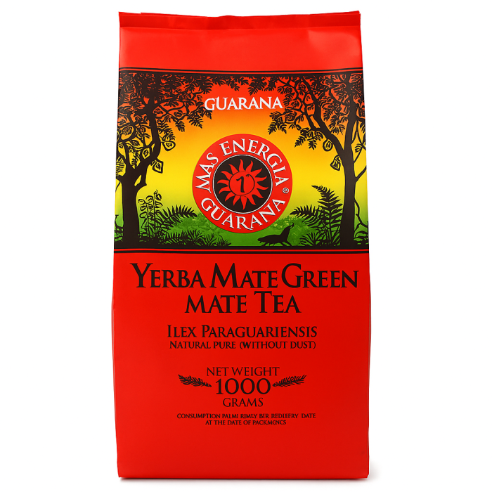 YERBA MATE GREEN MAS ENERGIA GUARANA 1 kg - YERBA MATE GREEN