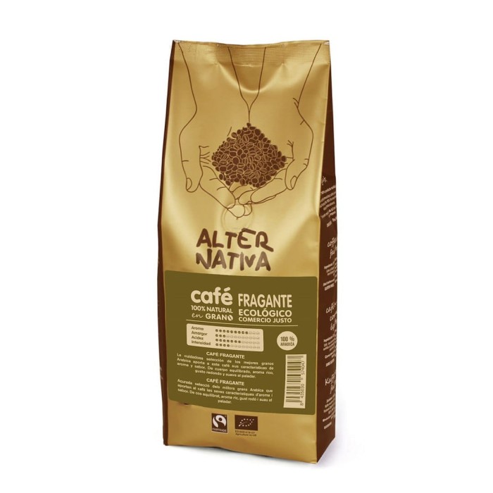 KAWA ZIARNISTA ARABICA 100 % FAIR TRADE BEZGLUTENOWA BIO 500 g - ALTERNATIVA3
