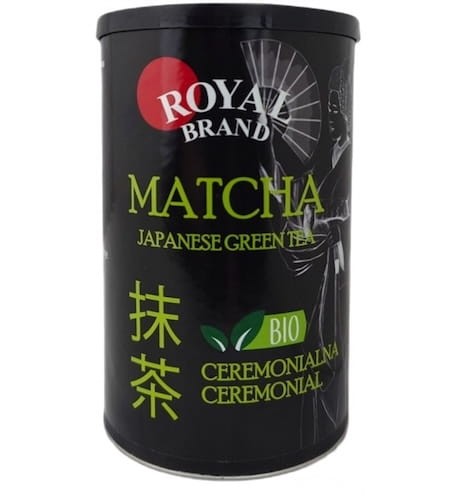 HERBATA ZIELONA MATCHA JAPOŃSKA CEREMONIALNA BIO 100 g - ROYAL BRAND