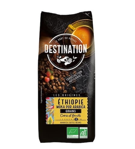 KAWA ZIARNISTA ARABICA 100 % ETIOPIA FAIR FOR LIFE BIO 1 kg - DESTINATION